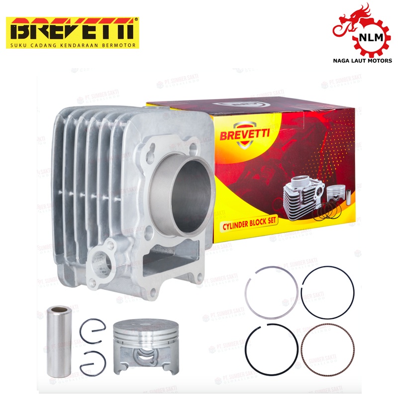 Brevetti Silinder Blok Seher dan Piston Shogun 125R Standar