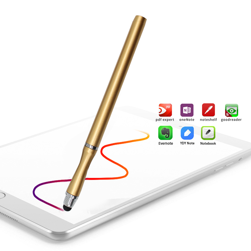 2 In 1 Universal Tablet Stylus Touch Screen Pencil Multifunction Touch Screen Touch Pen Android IOS