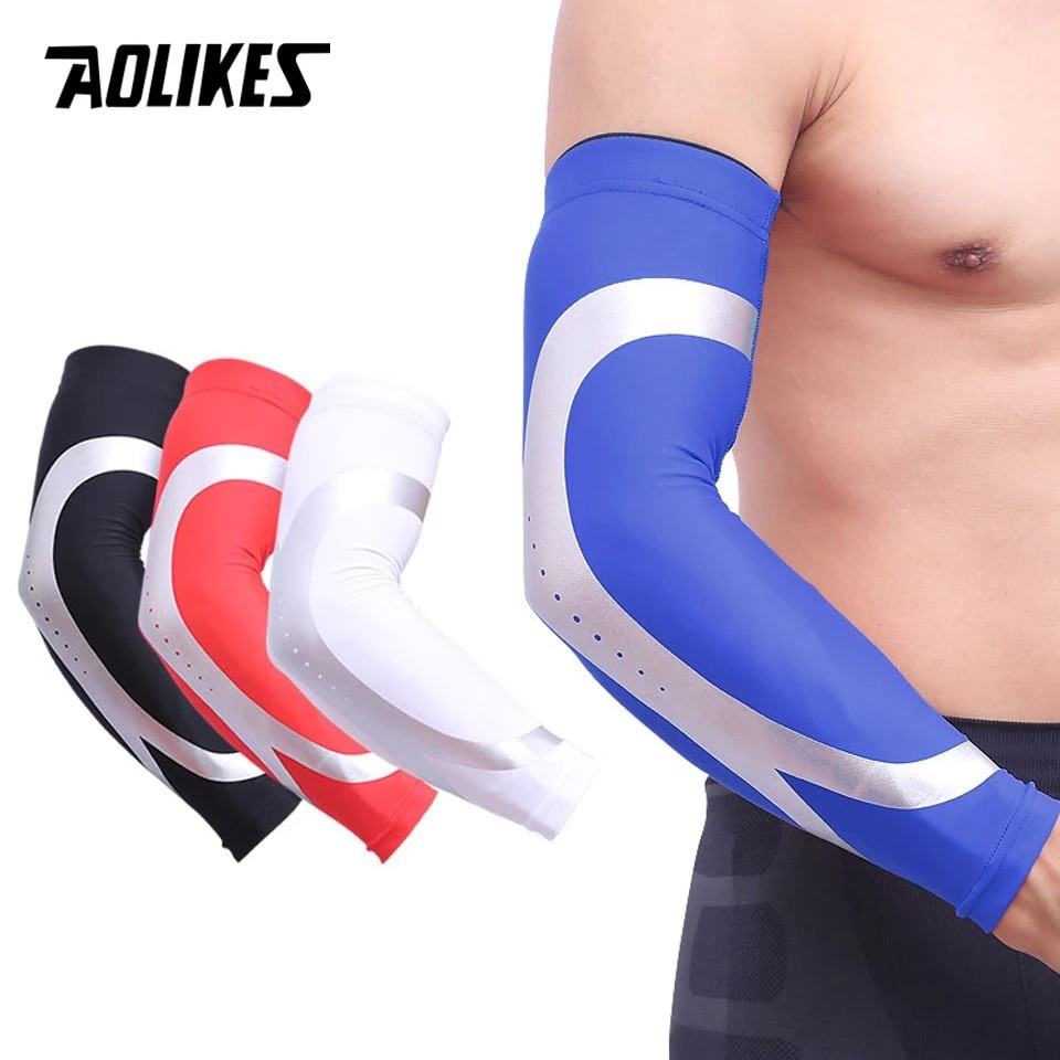 AOLIKES 7945 Long Hand Sleeve / Arm Sleeve Basket - Gym - Sepeda dll