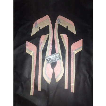 striping stiker sticker lis honda glmax gl max merah 83 84 85 86 original 3m