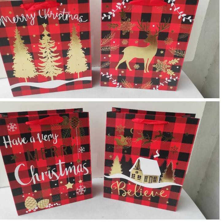 

8e QVC Paper Bag Natal Besar, Paper Bag Merry Christmas RM 90Q