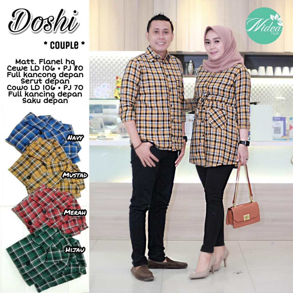 Tunik Couple Doshi Flanel by Nidea