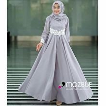 Ns FC Najibah gamis syari polos allsize modis kekinian busui-3