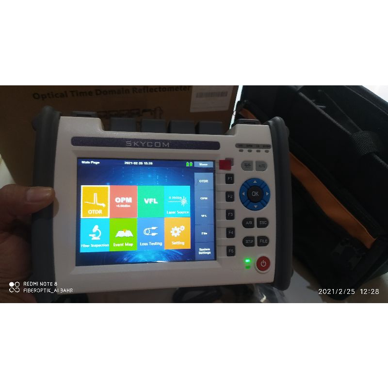 OTDR SKYCOM TOT750/OTDR FLASHINE TOT750