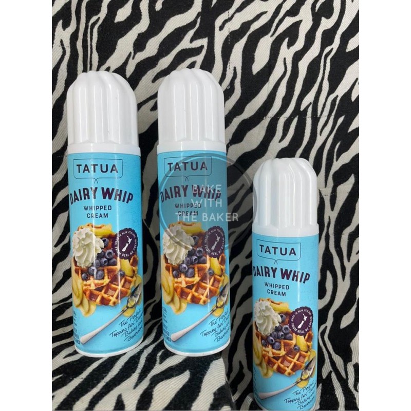 Jual Tatua Whipping Cream Aerosol 250gr/ Dairy Whip Cream Halal Shopee Indonesia