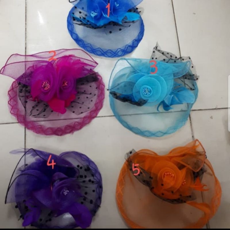 TERMURAH!!Jepit Fascinator Lis Putik-Headpiece Pesta