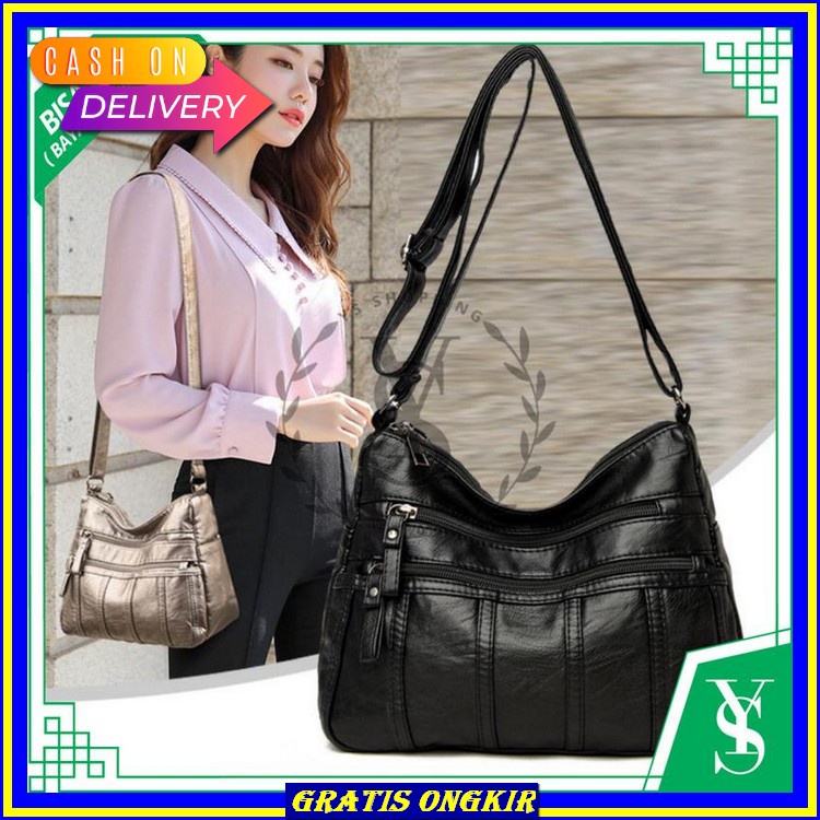 Tas Selempang Wanita Slempang Cewek Slingbag Branded Salempang Perempu Tas Wanita Vintage Kulit Impo