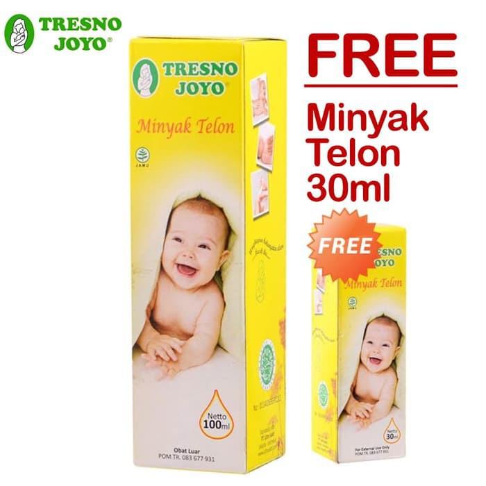 Tresno Joyo Minyak Telon 100ml + FREE Minyak Telon 30ml