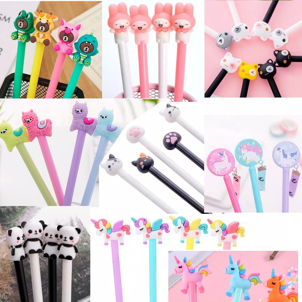 

Pena Gel Karakter Motif Lucu Bolpen Pulpen Kado Souvenir 3