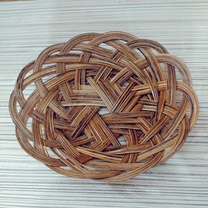 piring lidi/piring anyaman lidi tebal murah