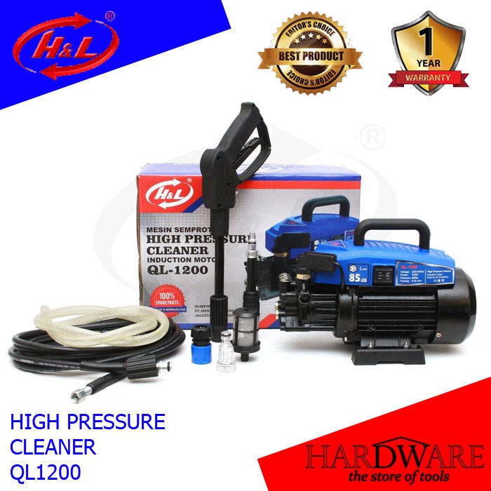 H&L QL1200 Jet Cleaner Mesin Cuci Mobil Motor High Pressure QL-1200