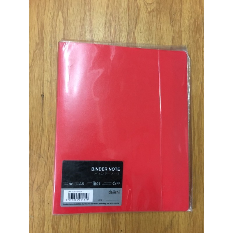 

Daiichi binder note ukuran A5 (merah, orange, hijau)