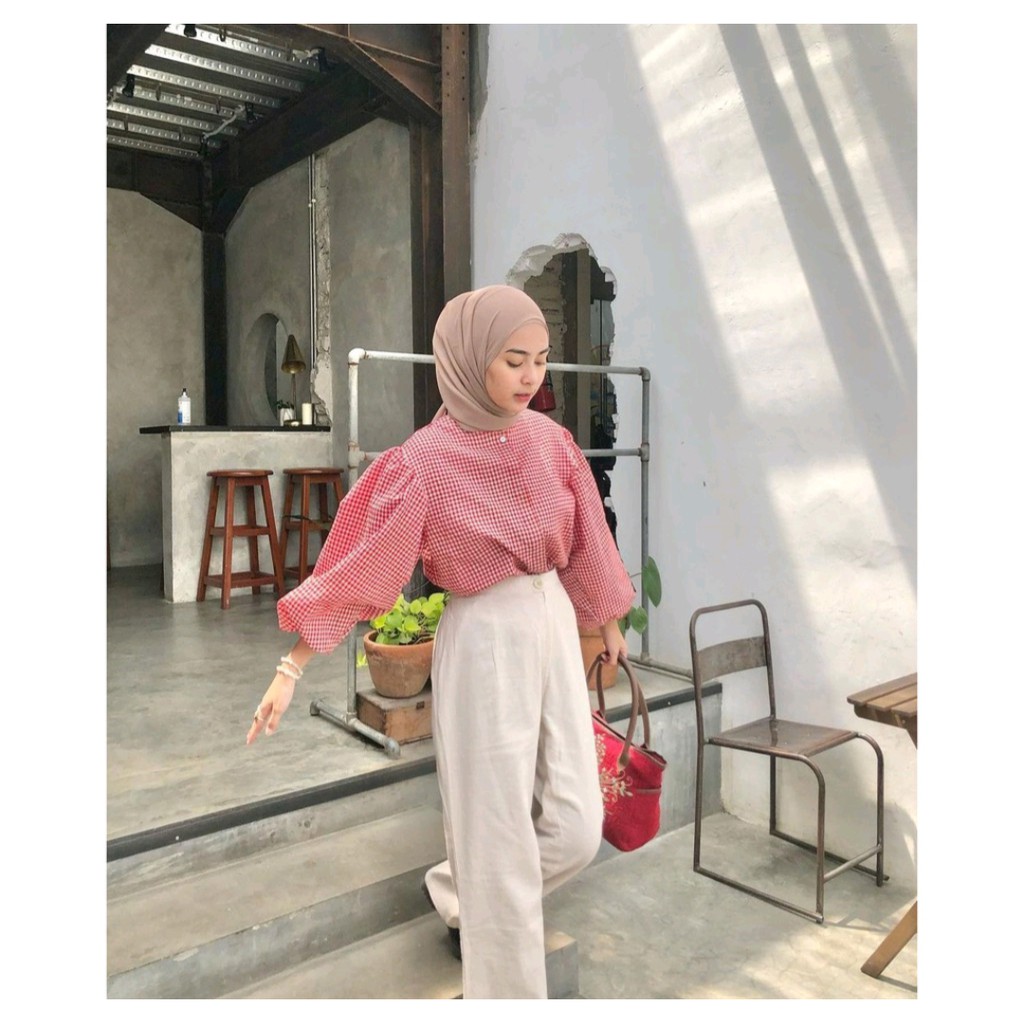 ATASAN BLOUSE REALPICT / LONIA PART II /KEMEJA WANITA KOREA-2