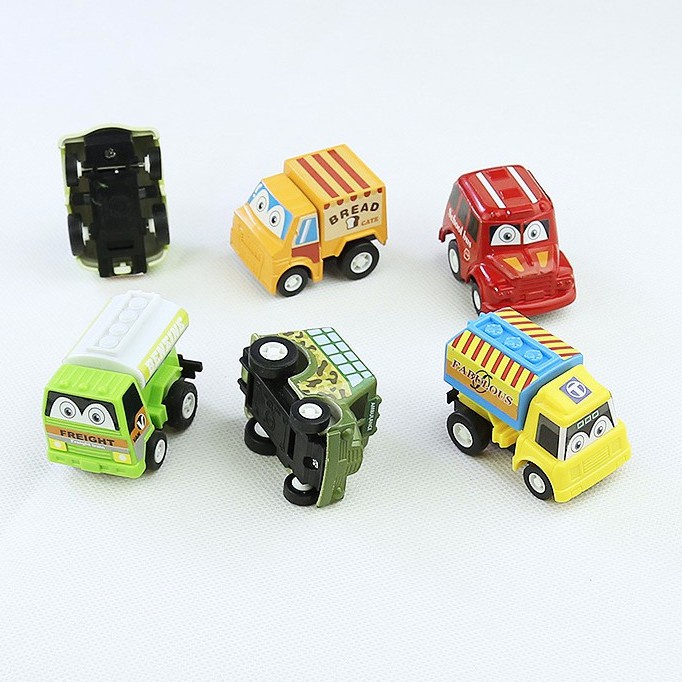 Mainan Mobil Mini Pull Back Warna-Warni Pullback Mobil Mobilan Kecil Fancy Pulback Colorful Mini Car Print/C 188