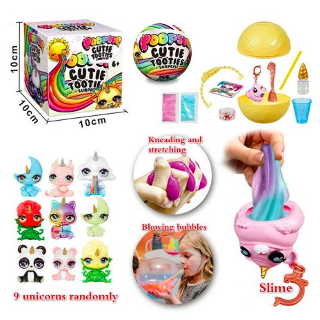 POOPSIE Surprise Unicorn Poops Slime 20 Magic POOPSIEs Poop mainan egg telur kejutan lol