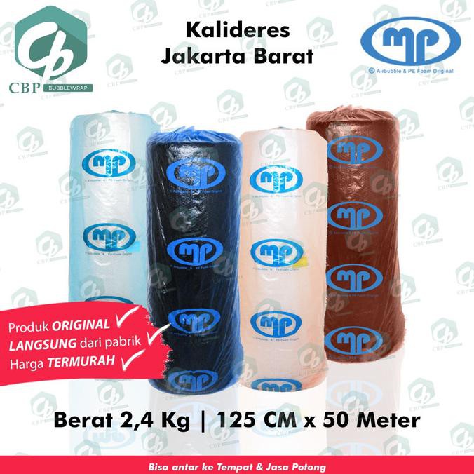 

Bubble Wrap Mulia Pack Roll 125 Cm X 50 Meter - 3 Kg, Bening Arindapshop24