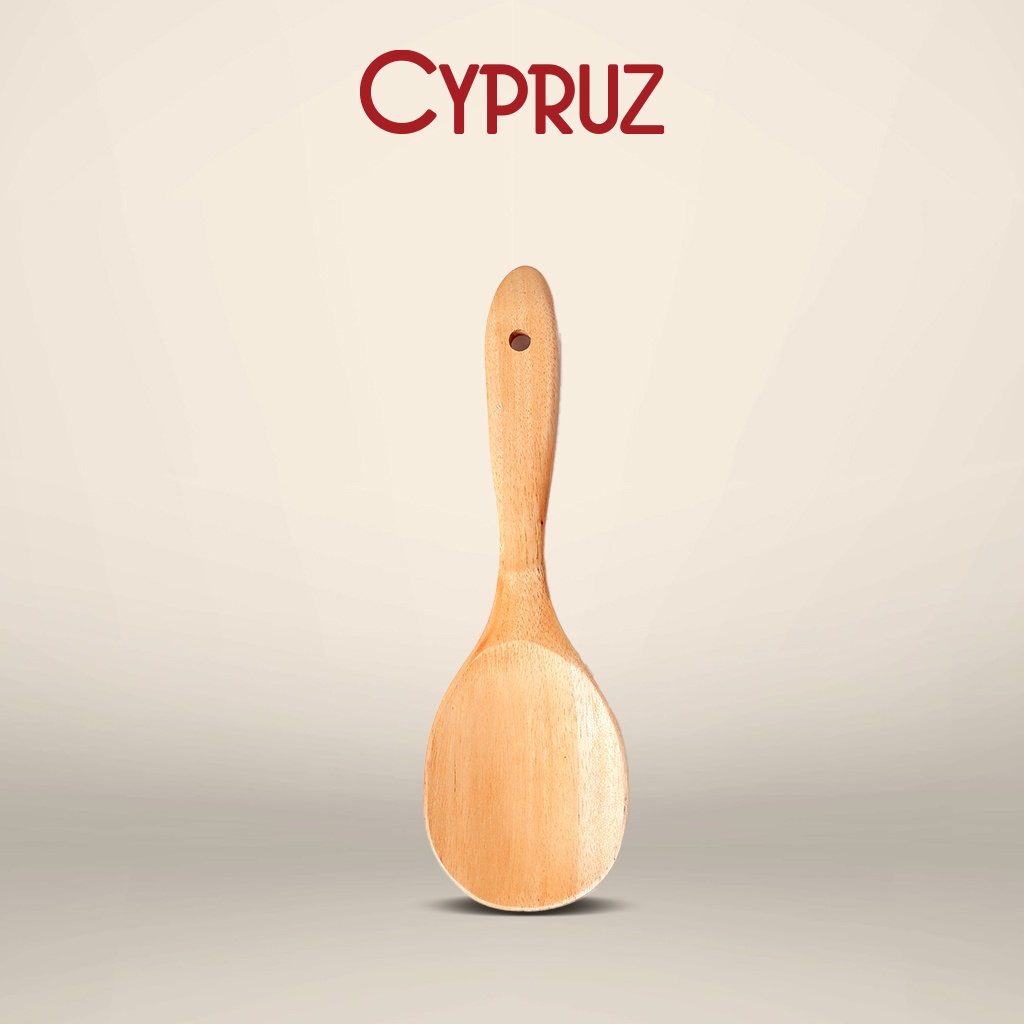 Cypruz Centong Nasi Bundar Kayu Mahoni / Rice Spoon AM-0600