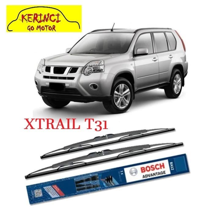 WIPER BOSCH NISSAN XTRAIL T31 ADVANTAGE 24&quot; &amp; 16&quot; SEPASANG WIPER BOSCH