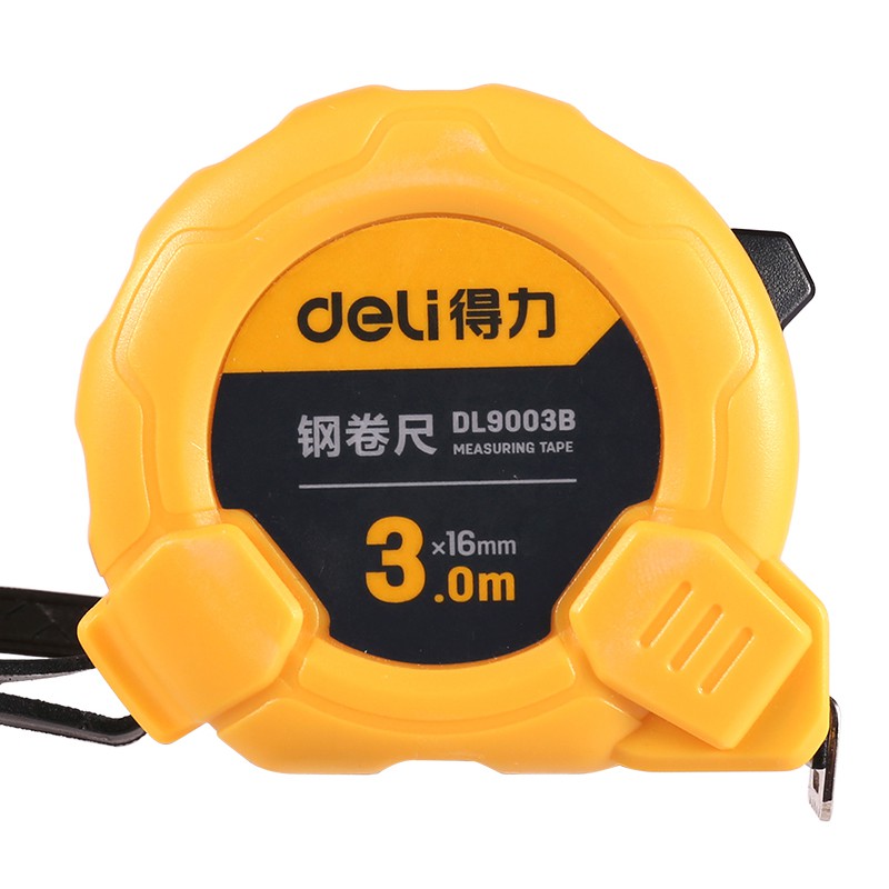 Deli Tape Measure/Meteran 3 - 5 m Elastis Pengunci Manual DL900XB /Alat Perkakas