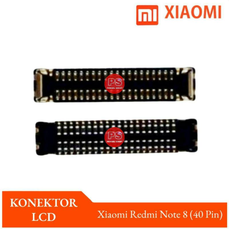 Konektor Lcd Connector Lcd Xiaomi Redmi Note 8 / 40 Pin