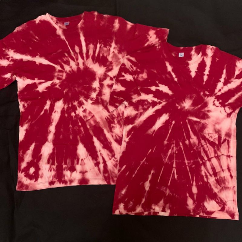 Tie Dye Merah Putih / Merah Pink