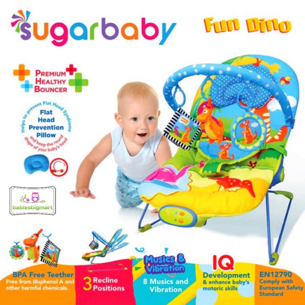 SUGARBABY RCK BRC 1 RECLINE 3 RECLINES TEMPAT DUDUK ANAK SUGAR BABY