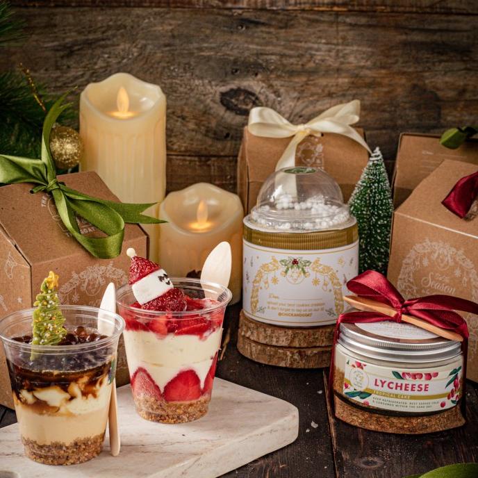 

FROSTY GIFT SET - CHRISTMAS HAMPERS PARCEL NATAL CAKE SX542CX1S