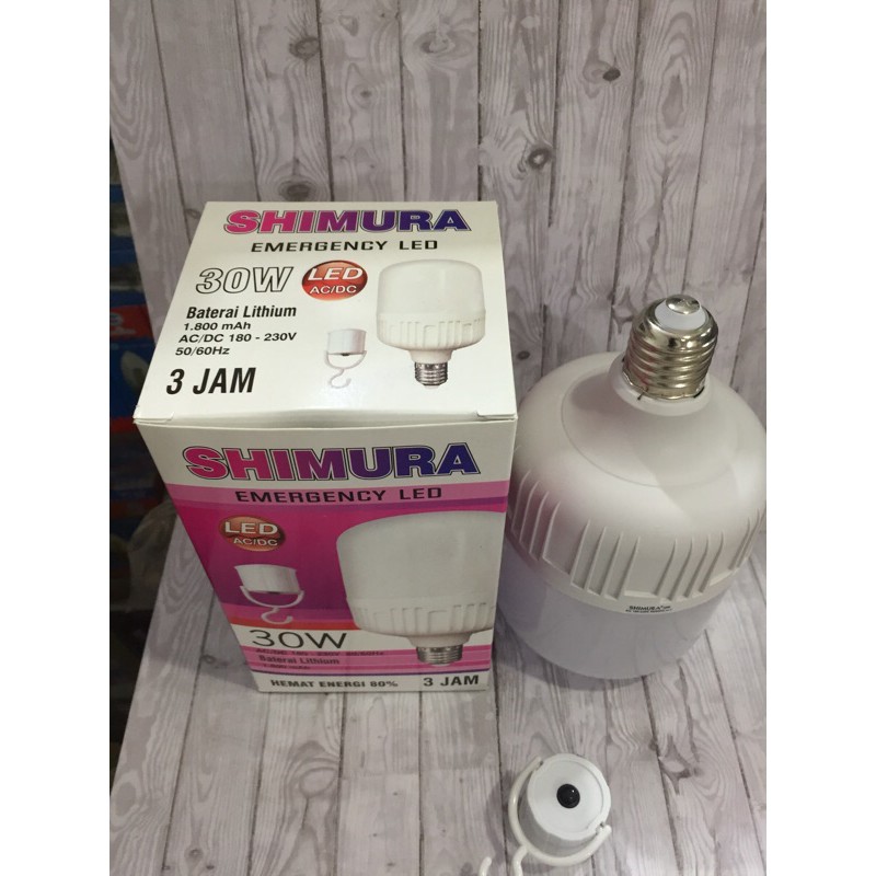 Bohlam lampu emergency LED 30 watt Shimura