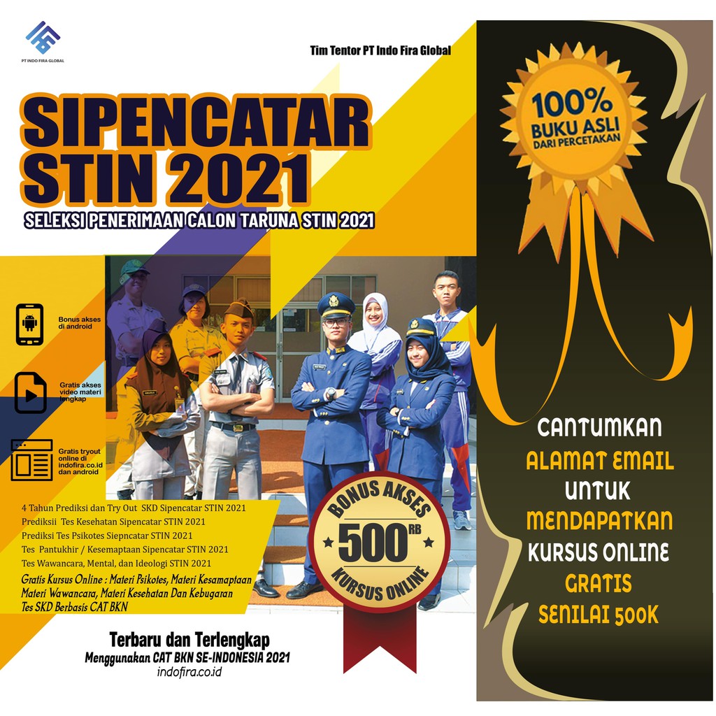 Buku Stin 2021 Kumpulan Soal Stin Dan Pembahasan Plus Materi Stin Ptb Stin 2021 Shopee Indonesia