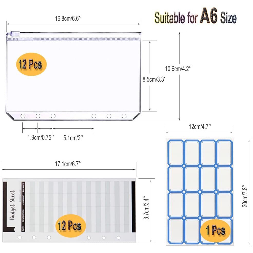 Binder Uang Transparan Financial Planner Perencanaan Keuangan Starter Pack