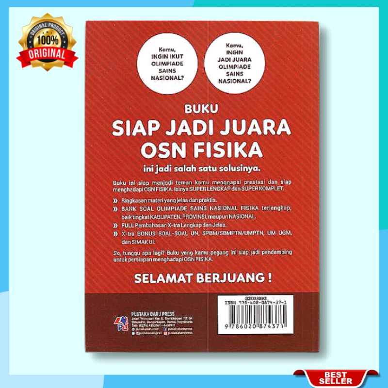 Buku Siap Jadi Juara OSN FISIKA Tingkat SMP Sederajat-1