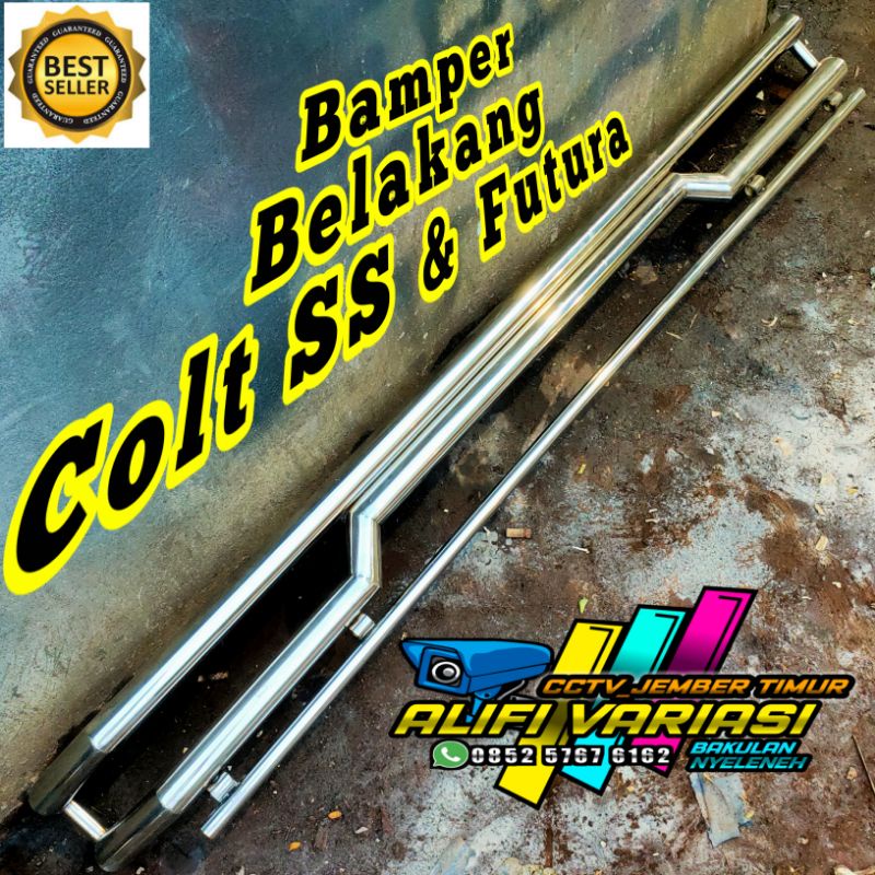 Jual Bamper Bemper Bumper Belakang Stainlees ColtT120 SS & Futura ...