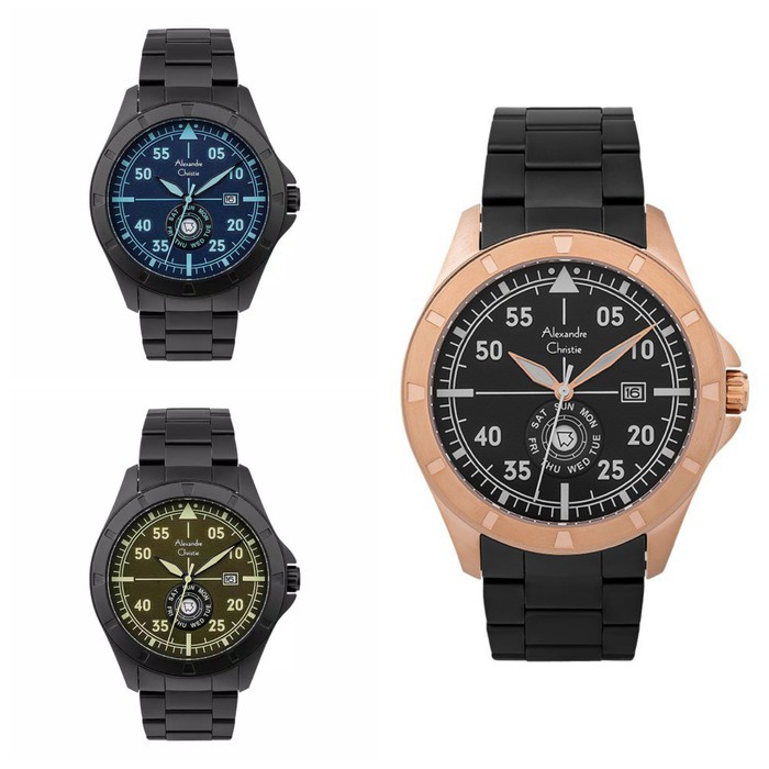 Alexandre Christie AC 6537 ME Pria Original & Garansi Resmi 1 Tahun