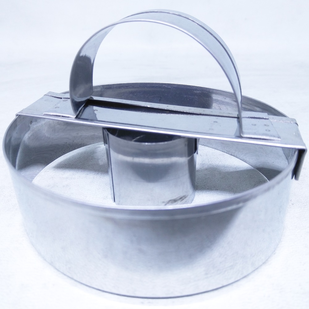 Cetakan Donut / Donat Manual Bahan Stainless Steel - isi 2 pcs