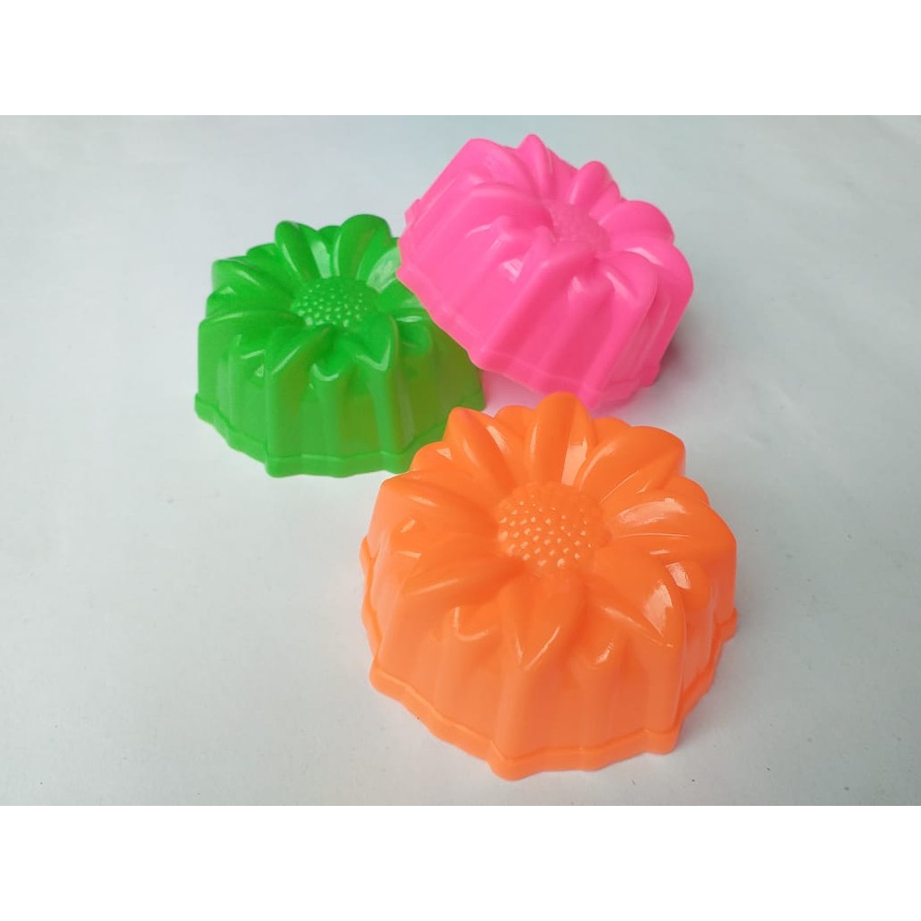 Cetakan Kue Putu Ayu Bentuk Bunga Teratai / Cetakan Puding Teratai Plastik
