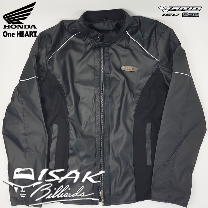 MOTOR-JAKET- JACKET HONDA VARIO 150 ASLI - BLACK JAKET MOTOR TOURING APPAREL HITAM -JAKET-MOTOR.