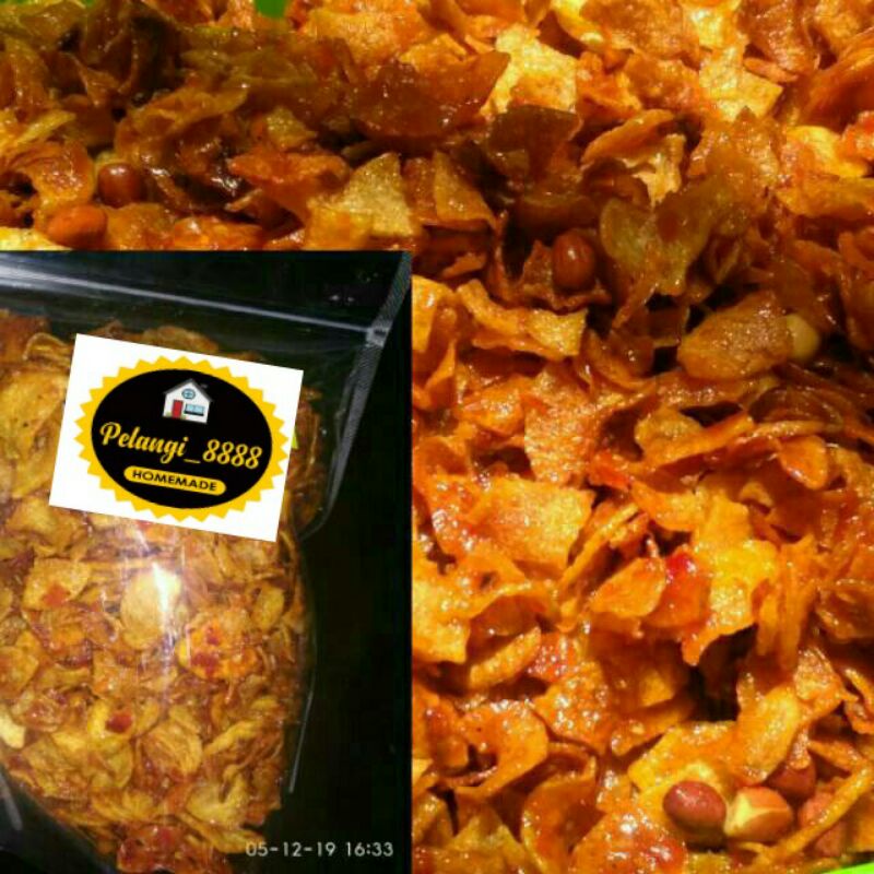 

kering kentang pedas manis 100 ,250,500.