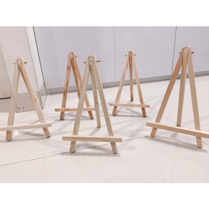 

Produk Terbaru Wooden Easel Stand Tripod Kanvas Photo Lukisan Uk 30X18Cm Art Diy