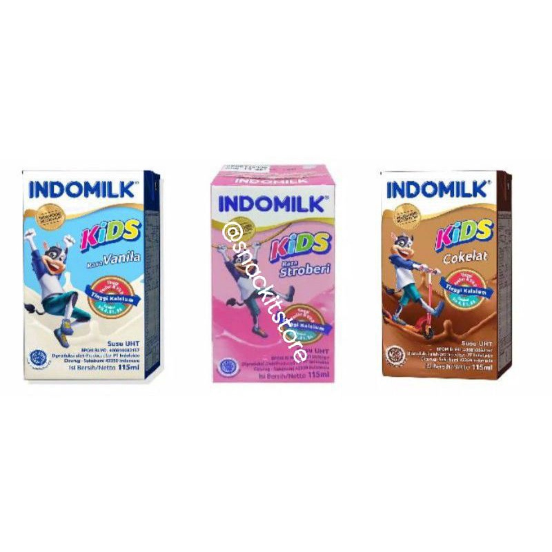 

susu Indomilk Uht 115ml/Indomilk kids