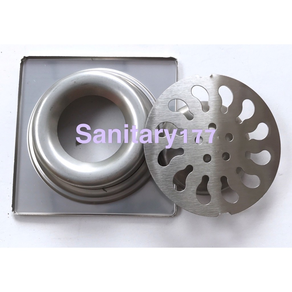 Saringan got stainless murah B-floor drain lubang air saringan pembuangan air kamar mandi stenlis drainer strainer anti kecoa tikus/P8