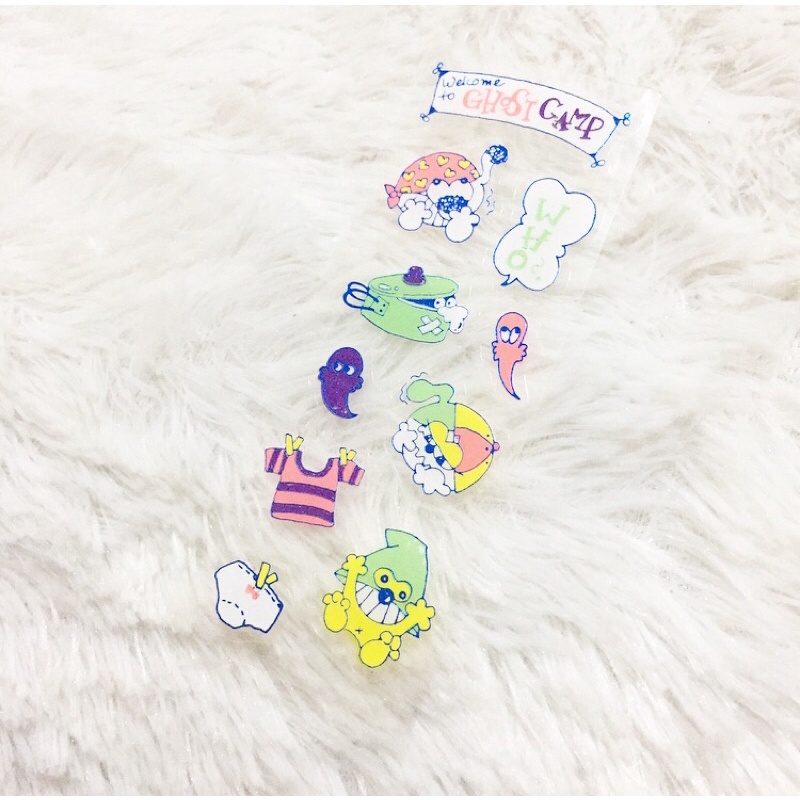

Ghost Sticker Import Korea Stiker Scrapbook Jurnal Diary