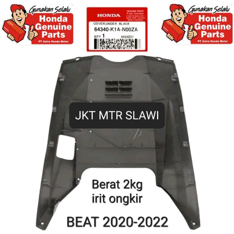 64340-K1A-N00ZA cover under k1A, kolong lumpur paling bawah new beat deluxe esp tahun 2020-2022 asli honda