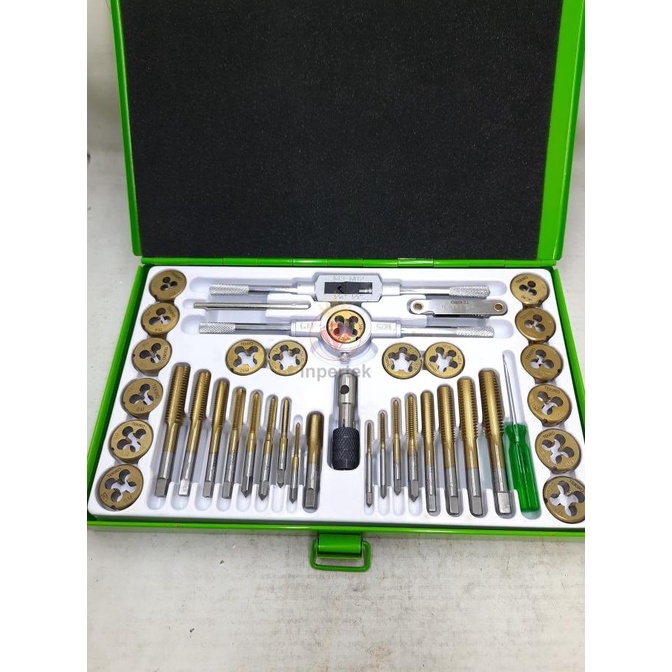 TEKIRO TAP AND DIES SET 40PCS - Hand Tap Tekiro Snei Set Dies Tekiro