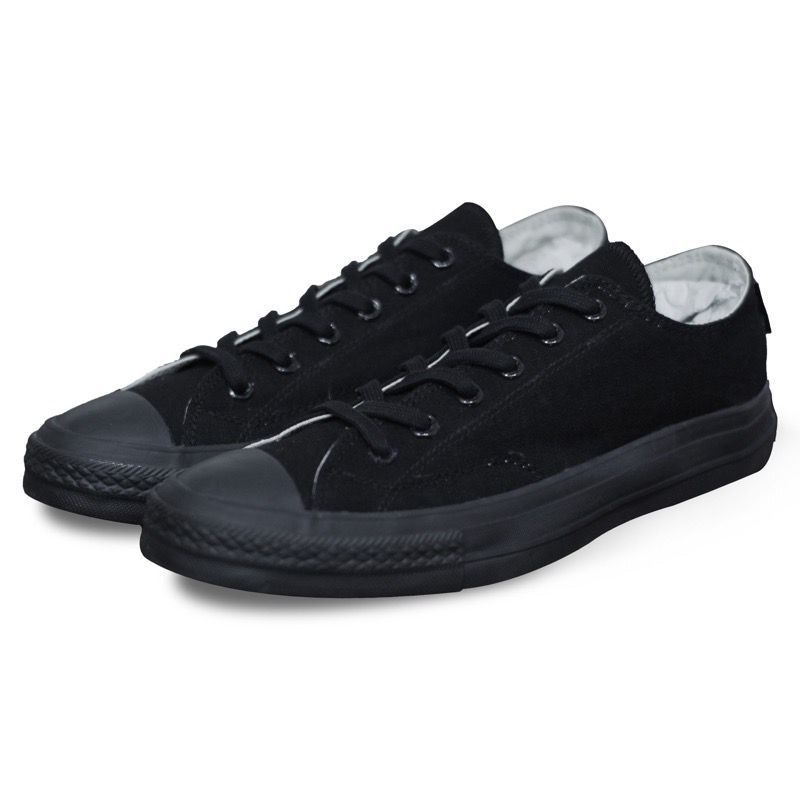NOBRANDS FOOTWEAR TPS LOW ALL BLACK ORIGINAL NOBRANDS TPS FULL BLACK LOW SEPATU HITAM POLOS
