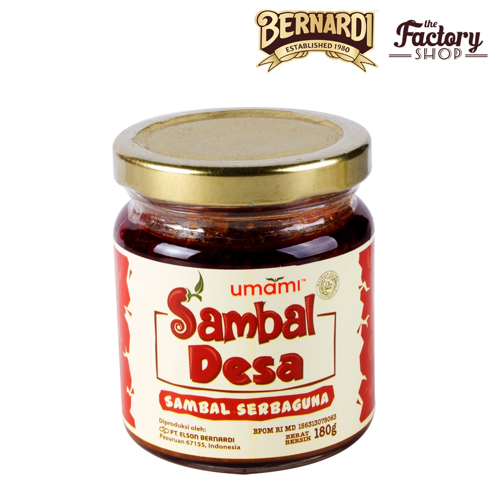 

Umiami Sambal Desa Sambal Serbaguna 180g