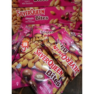 

SILVERQUEEN BITES KECIL ALMOND / KACANG MEDE MINI 35 GRAM / COKLAT VALENTINE MURAH / COKELAT LEBARAN