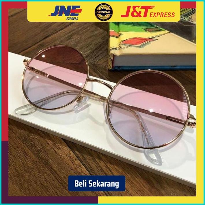 Kacamata hitam / Sunglasses korea h&m miniso - Orange