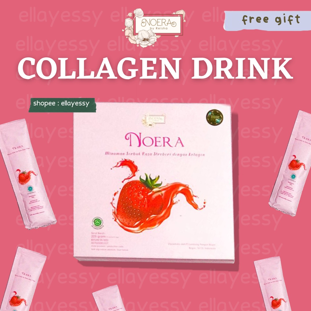 Noera Collagen Drink | Suplemen Pemutih Kulit BPOM Noera Drink Me Collagen