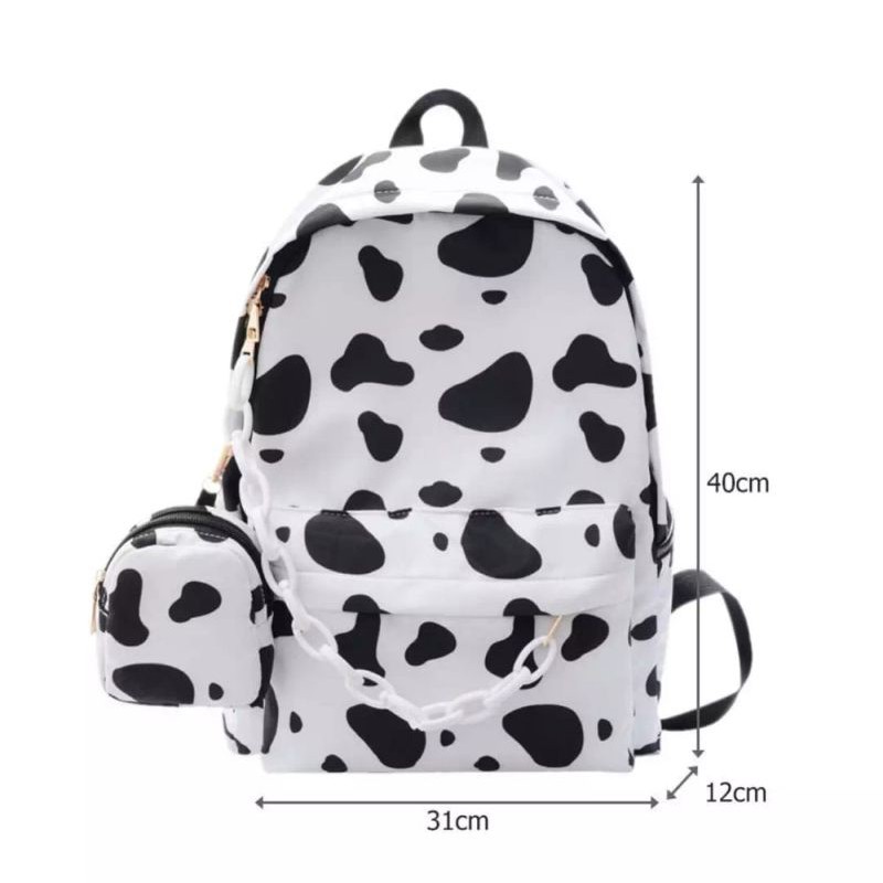 Tas ransel besar motif sapi rante