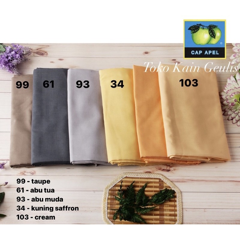 Kain Furing Arrow / Errow / Erro / Ero / Hero / Cap Apel Asiantex Puring / Gamis / Hijab / Jilbab